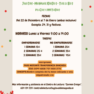 Campamento de invierno 2025